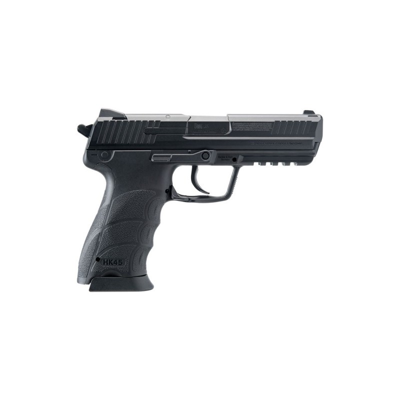 Pistola H&K 45 Negra CO2 BB Cal. .177 400 Fps