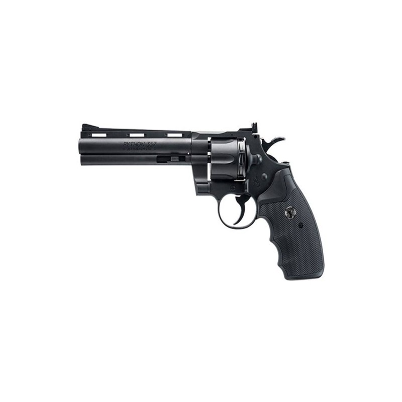 Revolver COLT PYTHON Negra CO2 BB Cal. .177  410 Fps Polimero