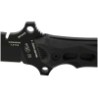 Cuchillo Warfare, Tactico, Acero Venadio, Mango Forprene Y Katex, Hoja Lisa/Sierra 16 Cm, 365 Gr