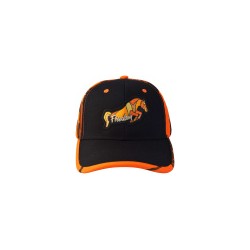 Gorra Con Ajustador En Velcro, Freedom, Camuflaje Naranja C/Negro