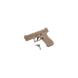 Pistola GLOCK 19X GEN5 Tan CO2 Bbs Cal. .177 360fps